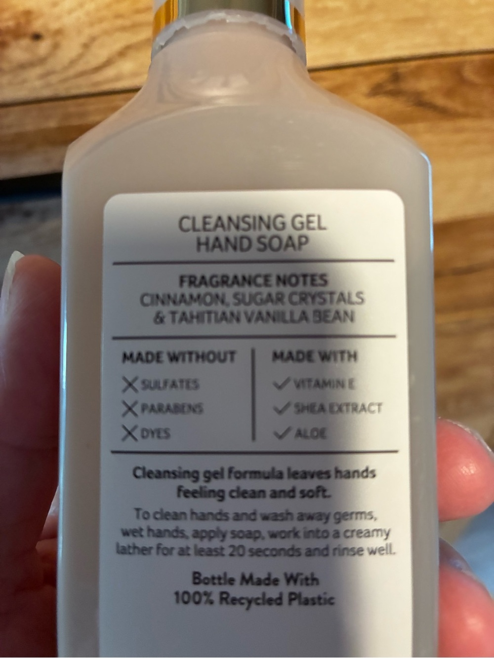 White Barn Cinnamon Spiced Vanilla Hand Soap — Beige - Picture 3 of 5